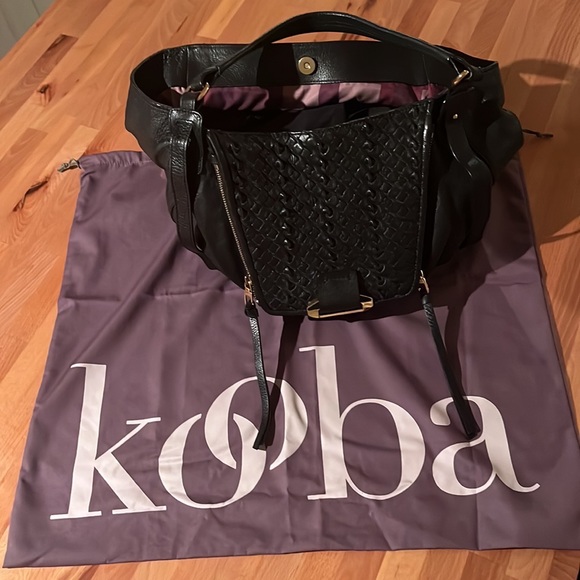 KOOBA buttery black leather bag with dust bag - Picture 2 of 10